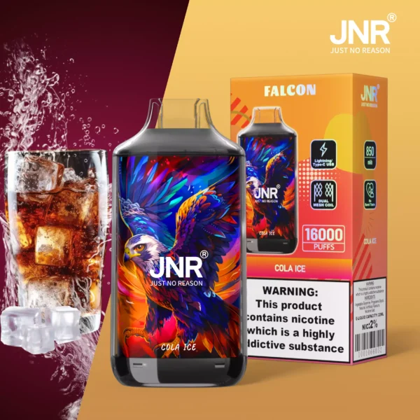 Top Selling JNR Falcon 16000 Puffs Wholesale Disposable Vape With 0 2 5 Nicotine 850 Mah Rechargeable Battery And Crystal Craft Design Available For Wholesale Buying 29