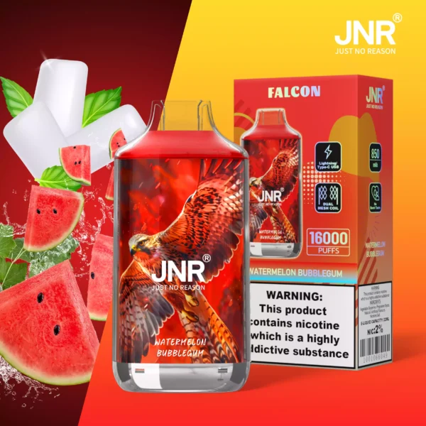 Top Selling JNR Falcon 16000 Puffs Wholesale Disposable Vape With 0 2 5 Nicotine 850 Mah Rechargeable Battery And Crystal Craft Design Available For Wholesale Buying 8