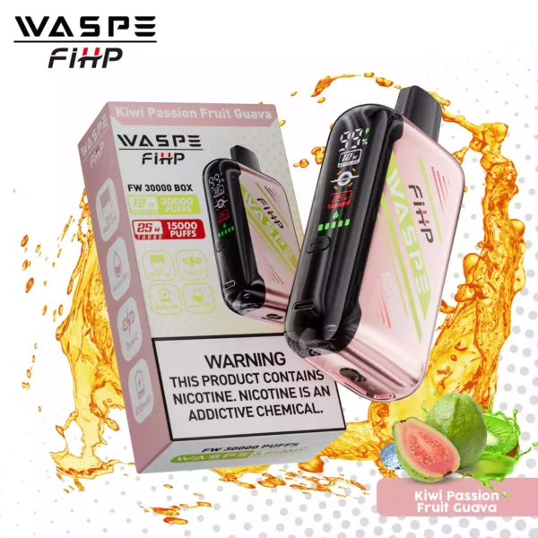 Trending Waspe 30000 Puffs Disposable Vape with 0 2 5 Nicotine Rechargeable 850mAh Battery and LED Display Bulk Wholesale from Manufacturer 20