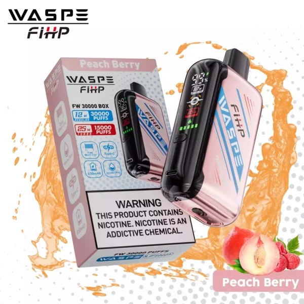 Trending Waspe 30000 Puffs Disposable Vape with 0 2 5 Nicotine Rechargeable 850mAh Battery and LED Display Bulk Wholesale from Manufacturer 26