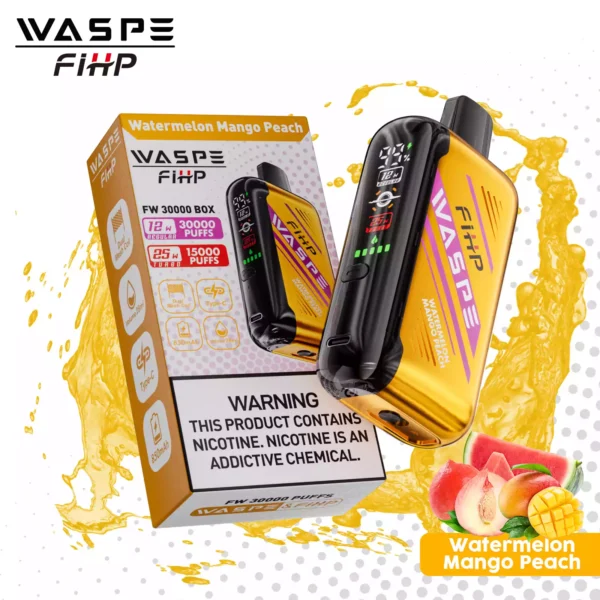 Trending Waspe 30000 Puffs Disposable Vape with 0 2 5 Nicotine Rechargeable 850mAh Battery and LED Display Bulk Wholesale from Manufacturer 30