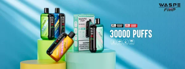 Trending Waspe 30000 Puffs Disposable Vape with 0% 2% 5% Nicotine Rechargeable 850mAh Battery and LED Display Bulk Wholesale from Manufacturer (33)