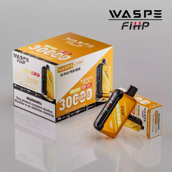 Trending Waspe 30000 Puffs Disposable Vape with 0 2 5 Nicotine Rechargeable 850mAh Battery and LED Display Bulk Wholesale from Manufacturer 39