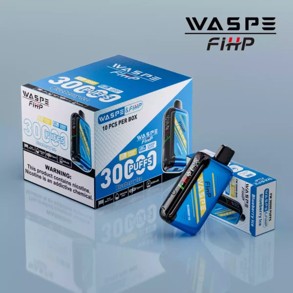 Trending Waspe 30000 Puffs Disposable Vape with 0 2 5 Nicotine Rechargeable 850mAh Battery and LED Display Bulk Wholesale from Manufacturer 43