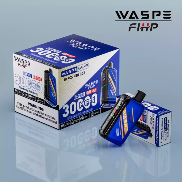 Trending Waspe 30000 Puffs Disposable Vape with 0 2 5 Nicotine Rechargeable 850mAh Battery and LED Display Bulk Wholesale from Manufacturer 44