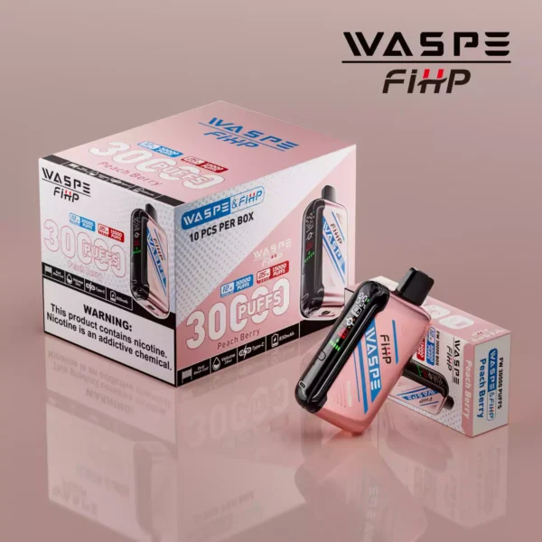 Trending Waspe 30000 Puffs Disposable Vape with 0 2 5 Nicotine Rechargeable 850mAh Battery and LED Display Bulk Wholesale from Manufacturer 48