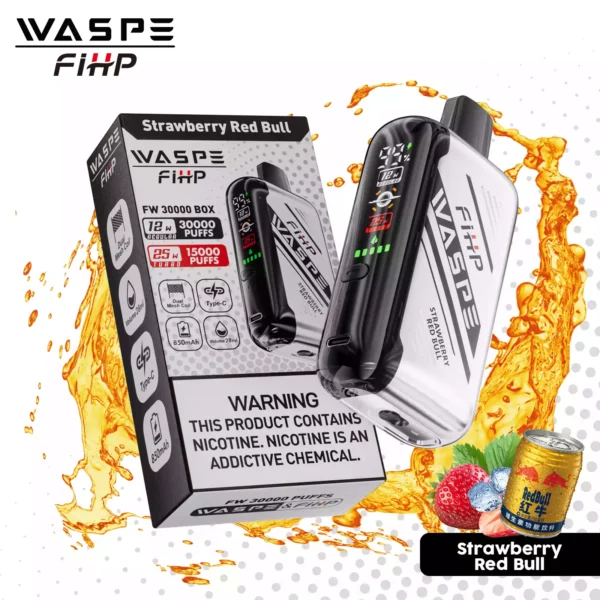 Trending Waspe 30000 Puffs Disposable Vape with 0 2 5 Nicotine Rechargeable 850mAh Battery and LED Display Bulk Wholesale from Manufacturer 5