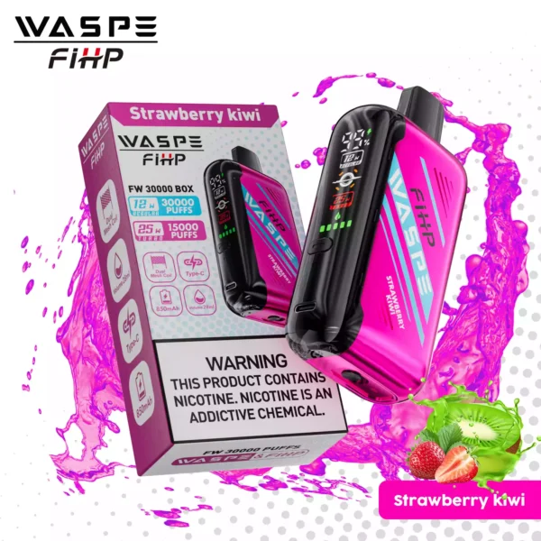 Trending Waspe 30000 Puffs Disposable Vape with 0 2 5 Nicotine Rechargeable 850mAh Battery and LED Display Bulk Wholesale from Manufacturer 9