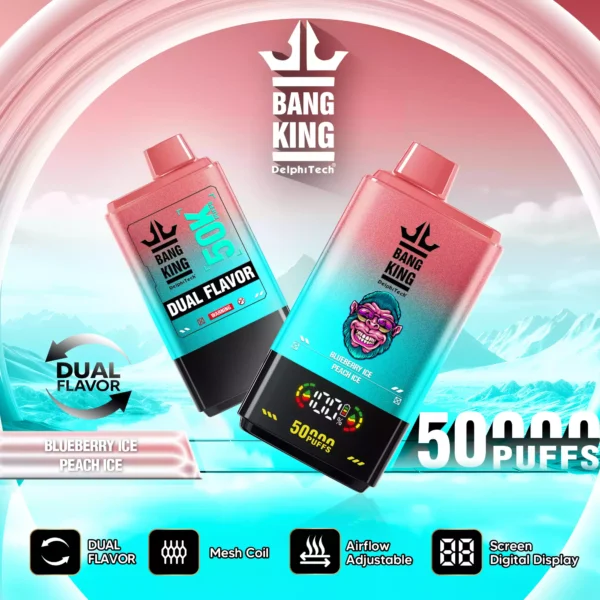 BANG KING BK50 50000 Puffs Disposable Vape with Adjustable Airflow and Long Lasting Battery 5