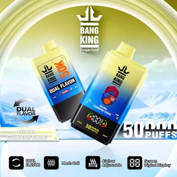 BANG KING BK50 50000 Puffs Disposable Vape with Adjustable Airflow and Long Lasting Battery 8