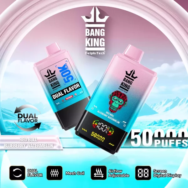 BANG KING BK50 50000 Puffs Disposable Vape with Adjustable Airflow and Long Lasting Battery 9