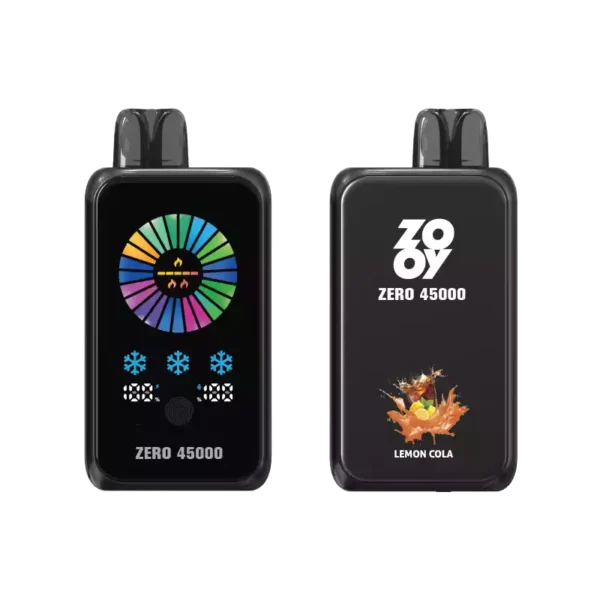 Next Generation ZOOY ZERO 45000 Puffs Disposable Vape With Built In Touch Screen And Nicotine Control Wholesale Disposable Vape 6