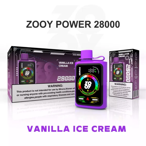 Premium ZOOY POWER 28000 Puffs Disposable Vape with Smart Display and Adjustable Touch Screen for Wholesale Bulk Orders (15)